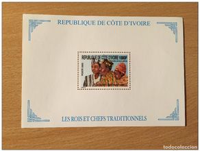 Sellos: Costa de Marfil 2005 Block Mi. Bl. 99 Reyes y líderes tradicionales